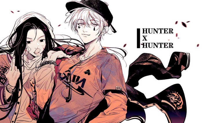 Illumi Zoldyck and Hisoka from Hunter × Hunter Art