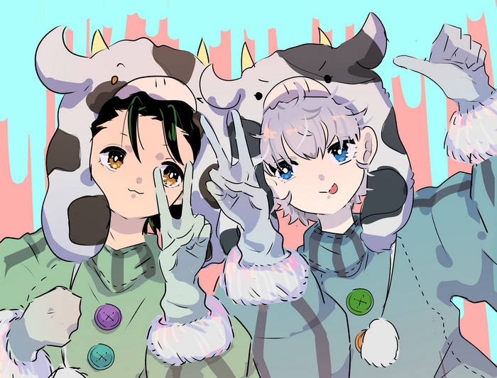 Gon Freecss and Killua Zoldyck from Hunter x Hunter
