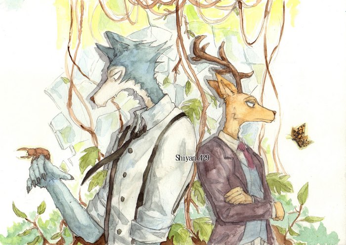 Legosi and Louis from Beastars