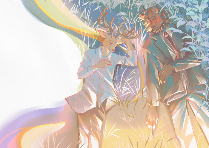 Louis and Ibuki from Beastars 4K