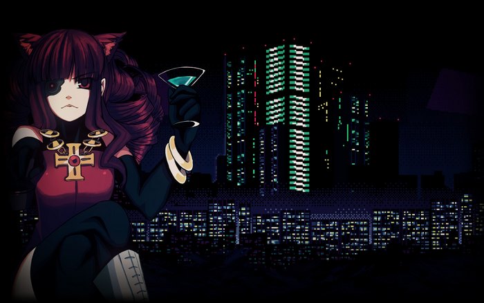 Stella Hoshii from VA-11 Hall-A: Cyberpunk Bartender Action