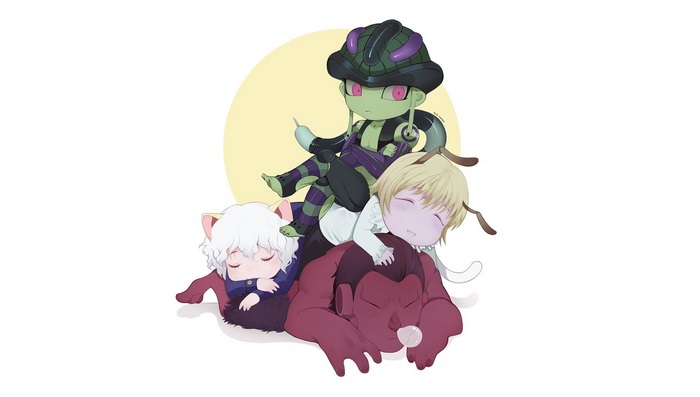 Chibi Meruem and Chimera Ants from Hunter X Hunter