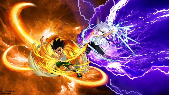 Gon Freecss and Killua Zoldyck Dynamic Battle