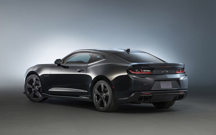 Black Chevrolet Camaro SS Coupe