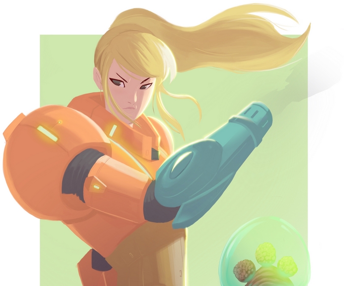 Samus Aran from Metroid Prime HD