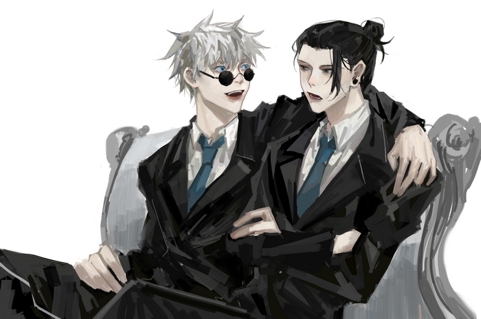 Satoru Gojo and Suguru Geto from Jujutsu Kaisen 4K