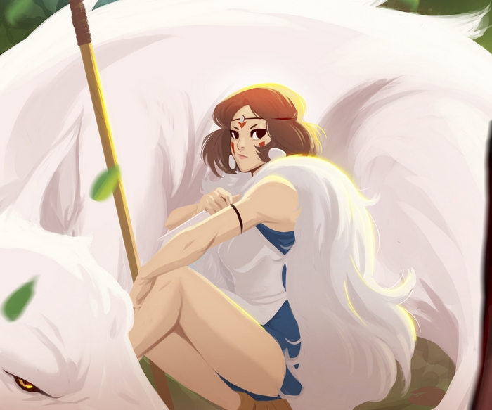 San and Moro from Princess Mononoke