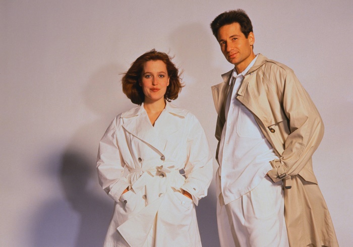 Gillian Anderson and David Duchovny from The X-Files