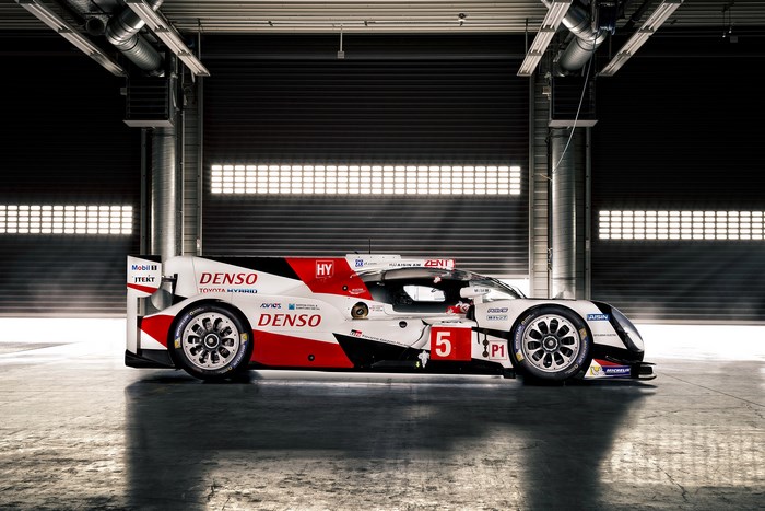 Toyota TS050 Hybrid race car with number 5