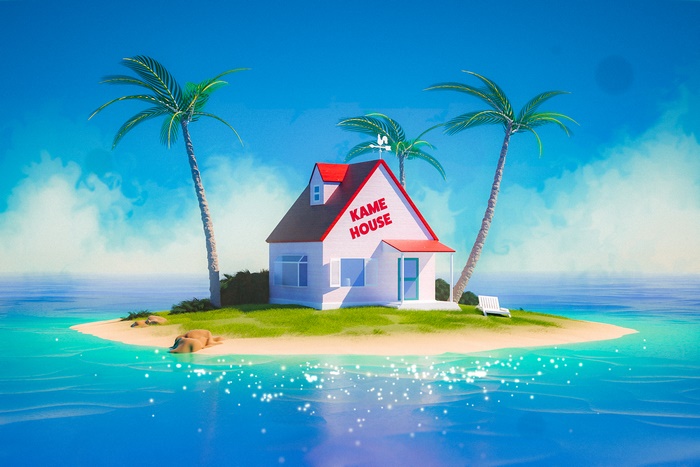Kame House from Dragon Ball