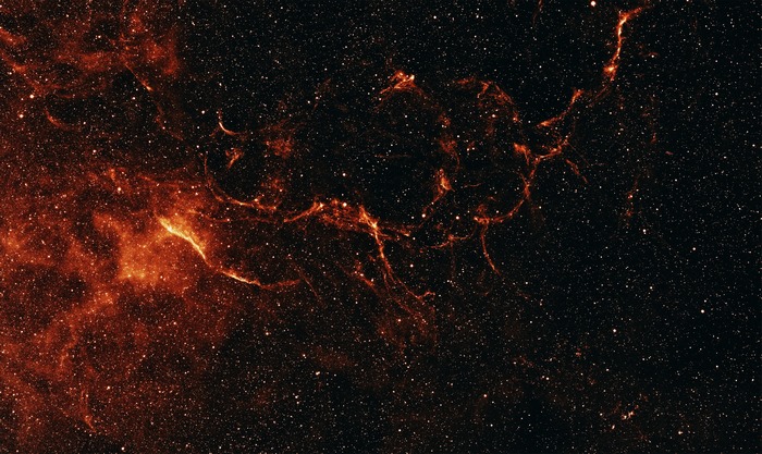 Sci Fi Space Nebula with Stars