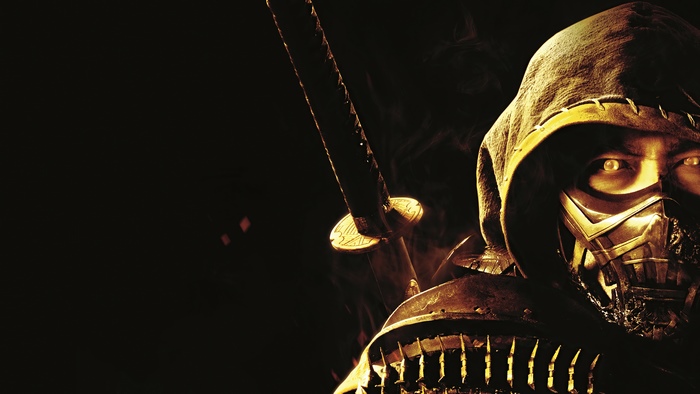 Scorpion Mortal Kombat 4K Close-Up