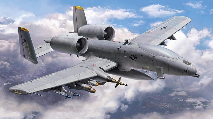 Fairchild Republic A-10 Thunderbolt II in flight