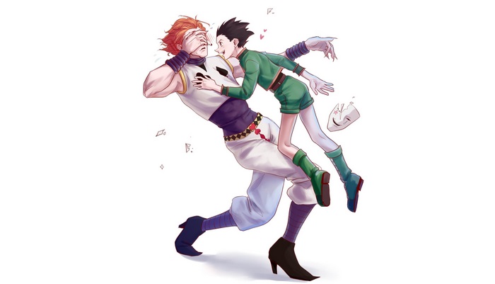 Gon Freecss and Hisoka from Hunter x Hunter