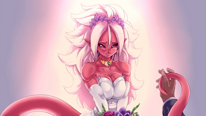 Android 21 Elegant Wedding Portrait