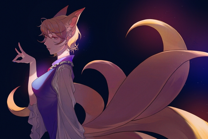 Ran Yakumo from Touhou 4K