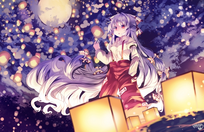Fujiwara no Mokou from Touhou 4K
