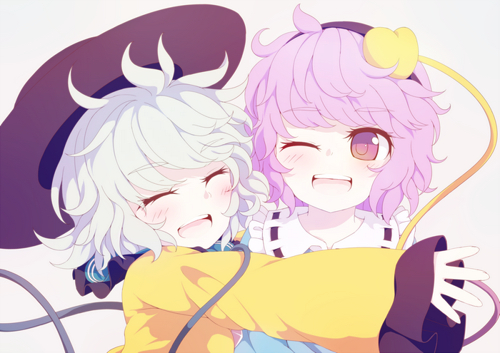 Koishi Komeiji and Satori Komeiji from Touhou