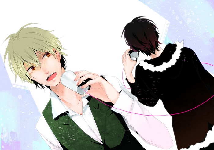 Izaya Orihara and Shizuo Heiwajima from Durarara!!