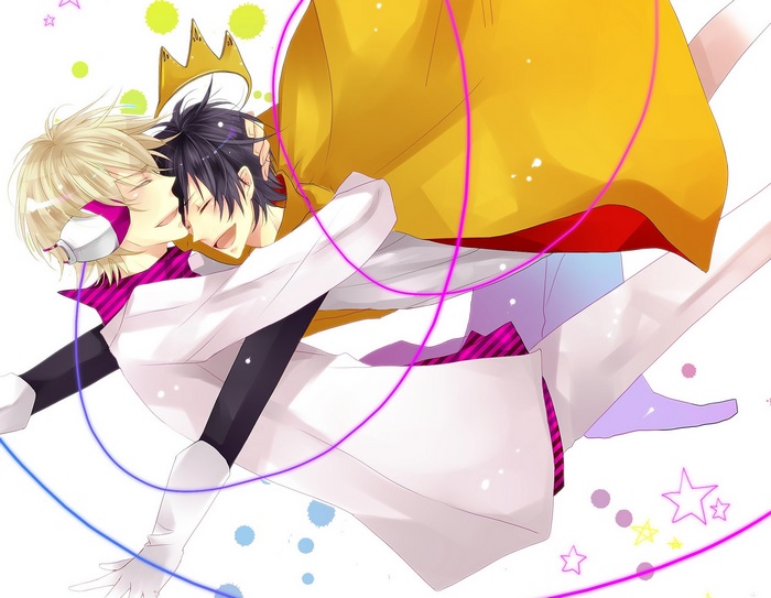 Izaya Orihara and Shizuo Heiwajima from Durarara!!