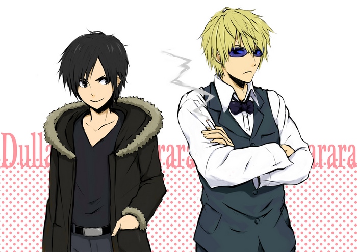 Izaya Orihara and Shizuo Heiwajima from Durarara!!