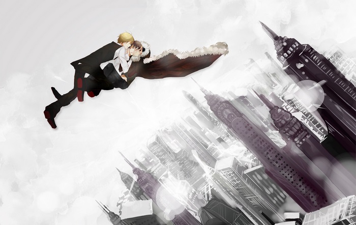 Shizuo Heiwajima and Izaya Orihara from Durarara!!