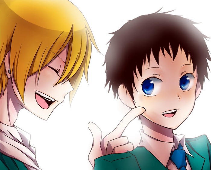 Masaomi Kida and Mikado Ryūgamine from Durarara!!