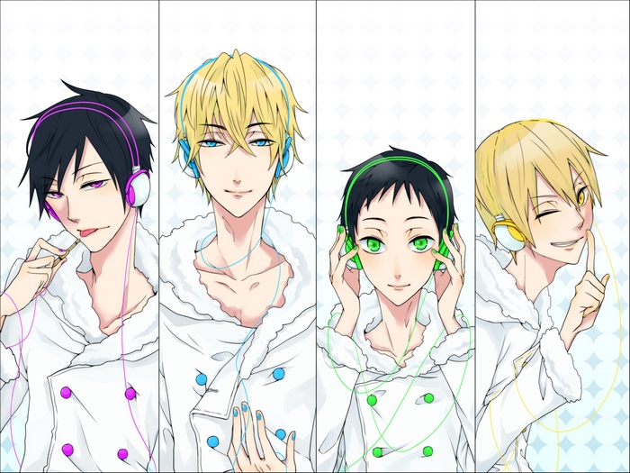 Durarara!! Characters with Headphones