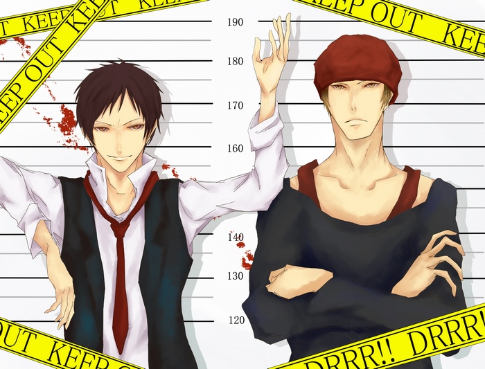 Izaya Orihara and Kyōhei Kadota from Durarara!!