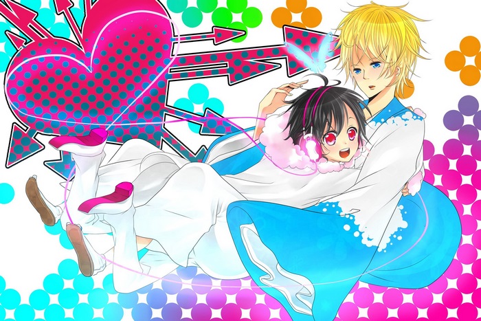 Izaya Orihara and Shizuo Heiwajima from Durarara!!