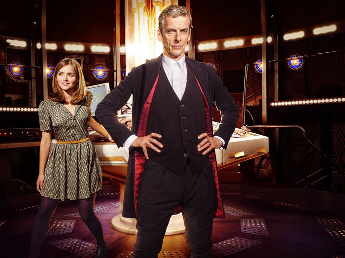Peter Capaldi and Jenna Coleman from Doctor Who 4K