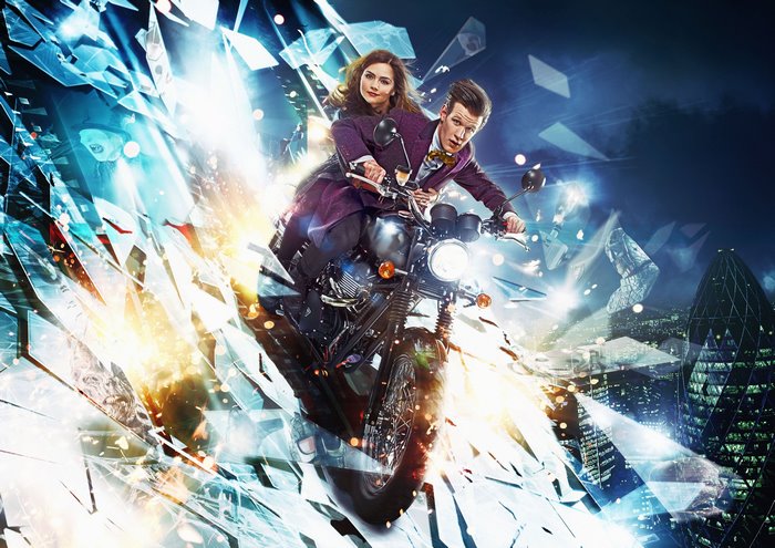 Doctor Who 4K: Matt Smith on a Motorcycle