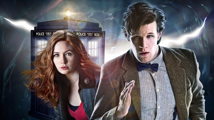 Matt Smith and Karen Gillan from Doctor Who 4K