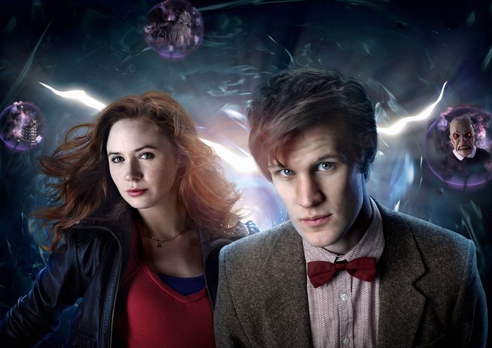 Karen Gillan and Matt Smith from Doctor Who 4K
