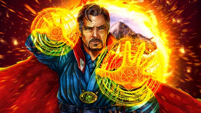 Doctor Strange casting spells