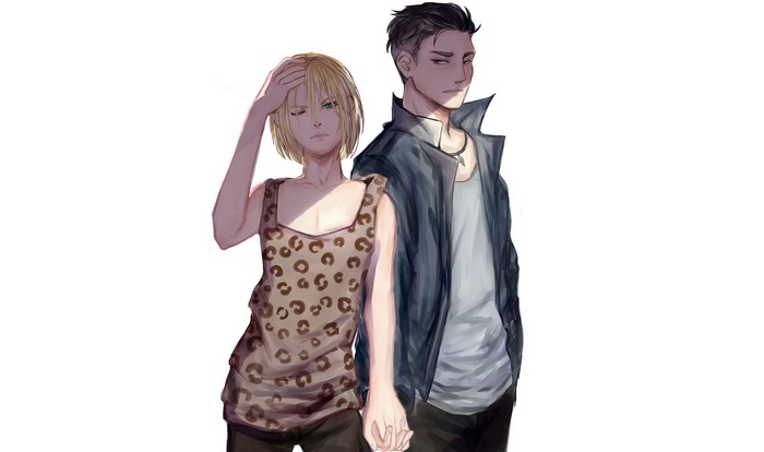 Yuri Plisetsky and Otabek Altin from Yuri!!! On Ice