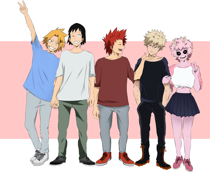 58946 My Hero Academia Hd Denki Kaminari Mina Ashido Hanta Sero Katsuki Bakugou Eijiro 