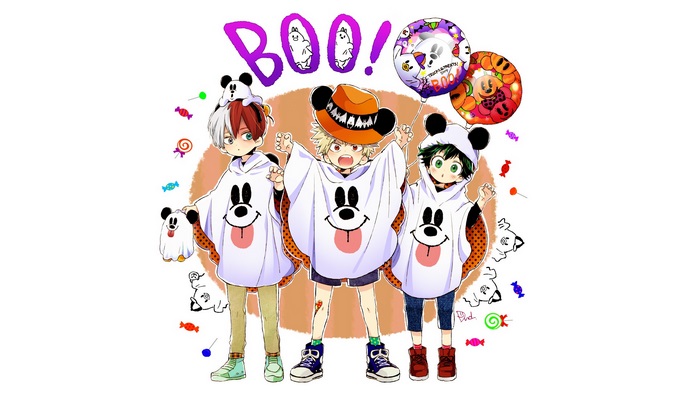 My Hero Academia Characters in Halloween Costumes