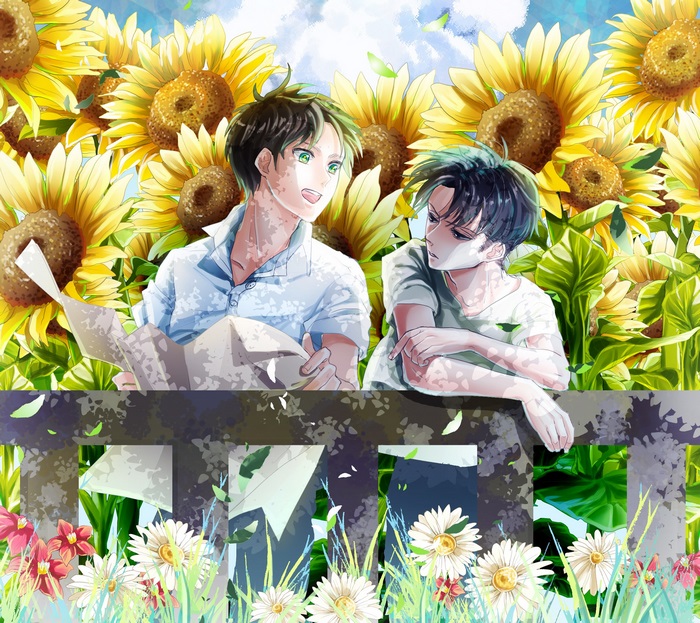 Eren Yeager and Levi Ackerman from Attack On Titan