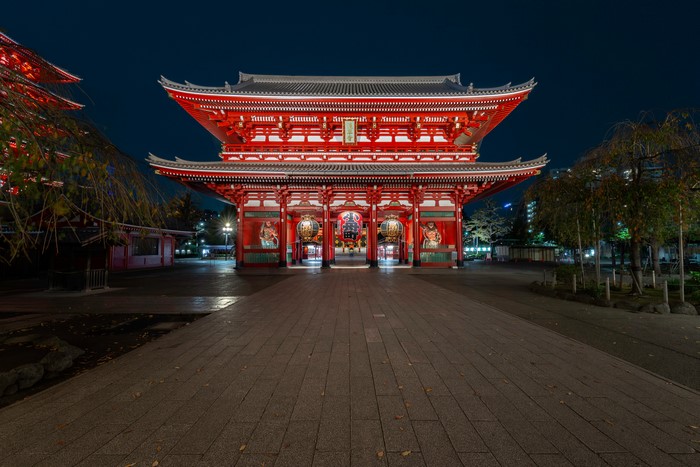 Sensō-ji Temple at Night