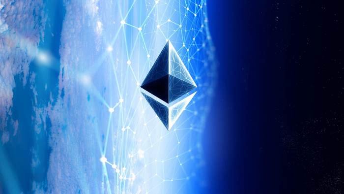 Ethereum cryptocurrency network on Earth