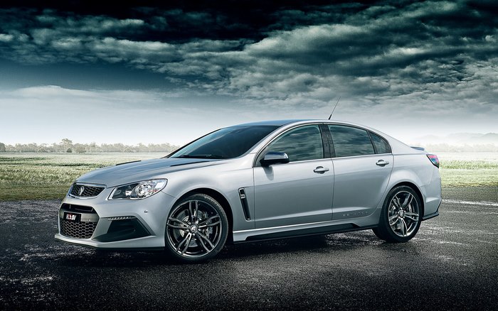 Silver Holden HSV Gen F2 Sedan