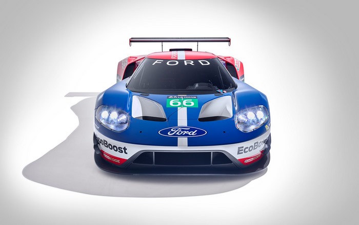 Ford GT Le Mans Racecar with "66" Number