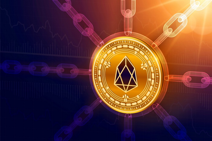 EOS Cryptocurrency Blockchain Chain 4K