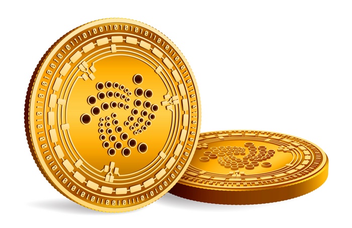IOTA Cryptocurrency Coins 4K