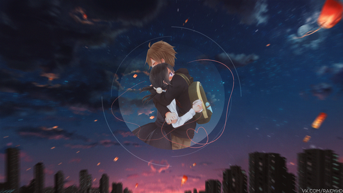 Tamako Market 4K: Tamako Kitashirakawa and Mochizo Oji