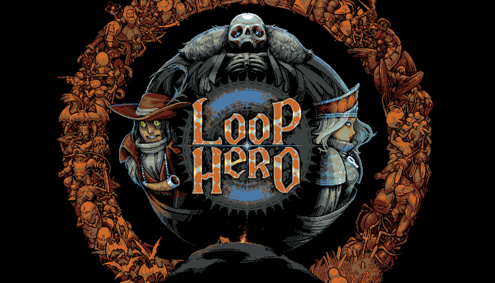 Loop Hero game logo with characters
