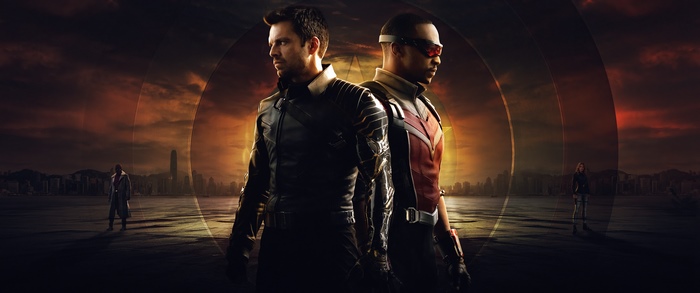Bucky Barnes and Sam Wilson from The Falcon and the Winter Soldier
