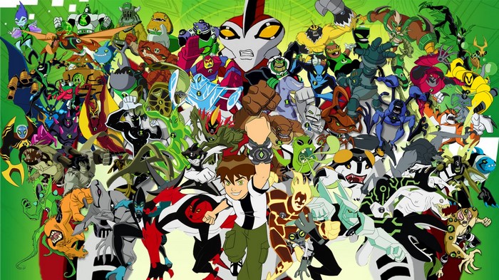 Ben 10 Characters Action Pose Scene