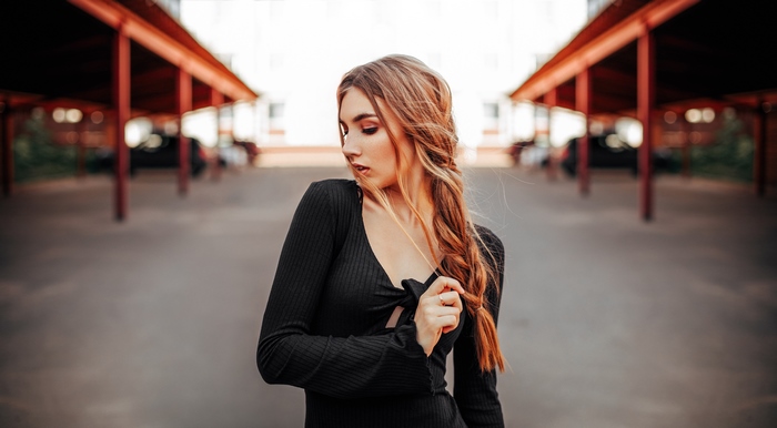 Mood 4K Portrait of Woman with Braid
